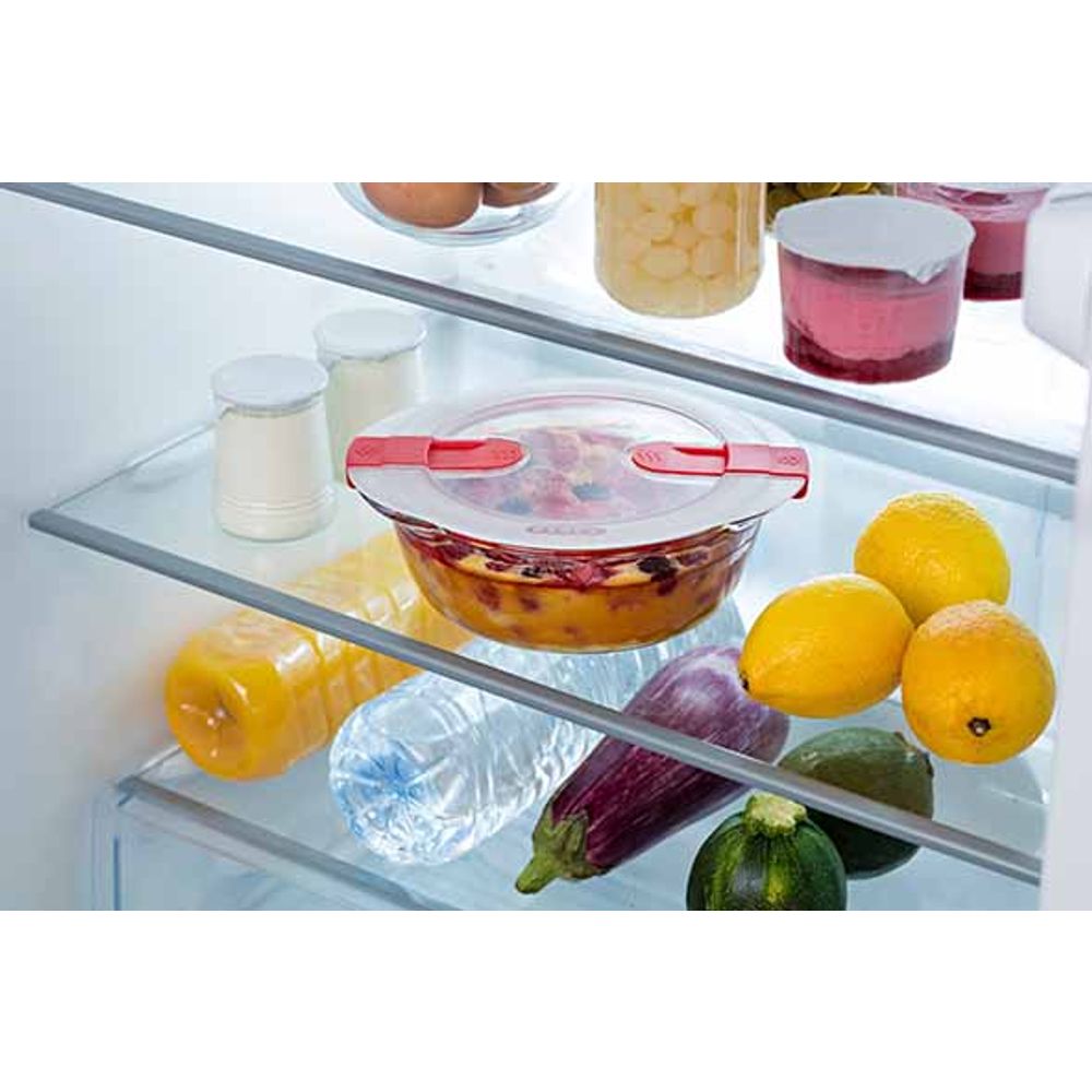 Pyrex Ovenschotels Cook & Heat Ovenschotel Rond 1,1l 20x18xh7cm Met Kunststof Deksel