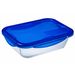 Cook & Go Ovenschotel Rechthoekig 0,8l 20x15xh5cm Met Kunststof Deksel 