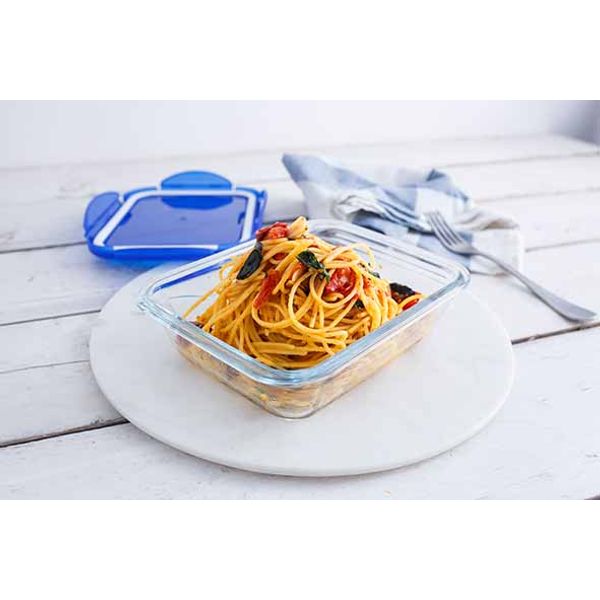 Pyrex Cook & Go Ovenschotel Rechthoekig 1,78l 24x18xh6cm Met Kunststof Deksel