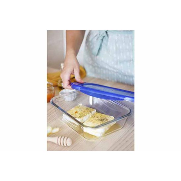 Cook & Go Ovenschotel Rechthoekig 3,3l 30x23xh9cm Met Kunststof Deksel 