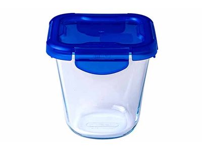 Cook & Go Ovenschotel Vierkant 0,8l 12x12xh12cm Met Kunststof Deksel