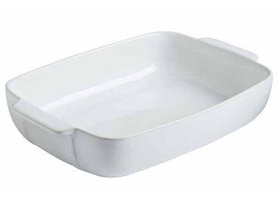 Signature Ovenschotel Wit Rechthoekig 3,1l 35,2x22,7xh7cm