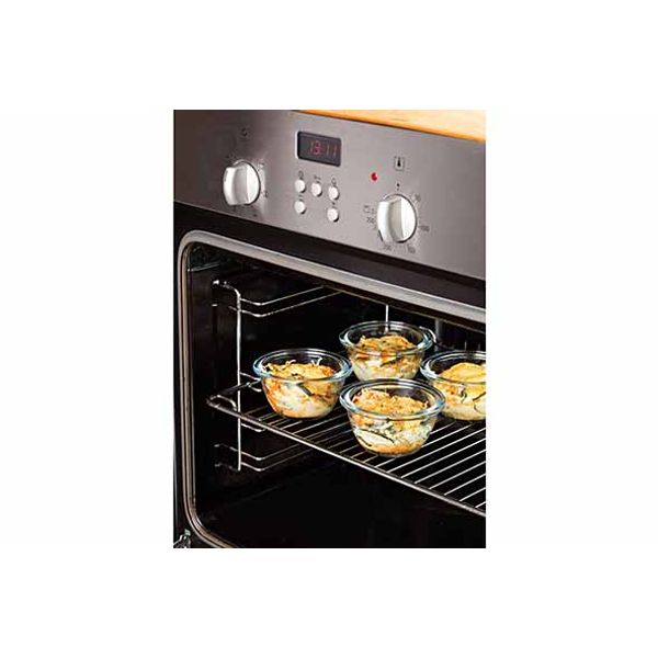 Cook & Go Ovenschotel Rond 0,2l 11x11xh6cm Met Kunststof Deksel 