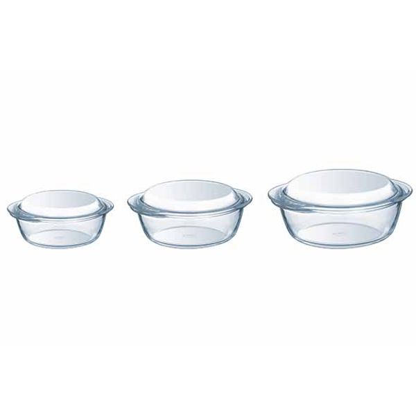 4 In 1 Stoofpot Rond Set3 1,3l - 2,1l -3,2l 