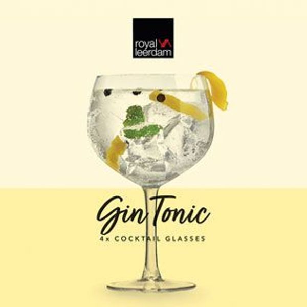 Royal Leerdam 4 Gin&Tonic Cocktailglazen 65cl