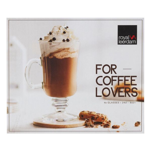 For Coffee Lovers Likeur Koffieglas 24cl Set van 4 