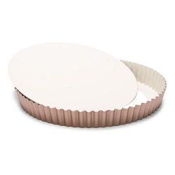 Patisse Tourtière cannelé Ceramic anti-adhésif fond mobile Ø28cm 