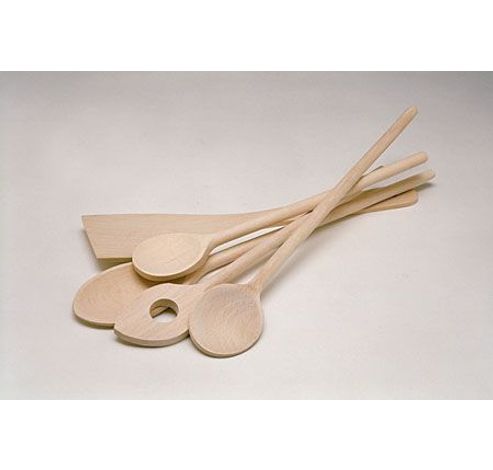 Cuilleres en bois assortiment de 5pcs.  Patisse