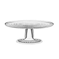 Kastehelmi cake stand 240mm clear 