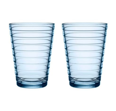 Aino Aalto Glas 33cl aqua 2 stuks  Iittala