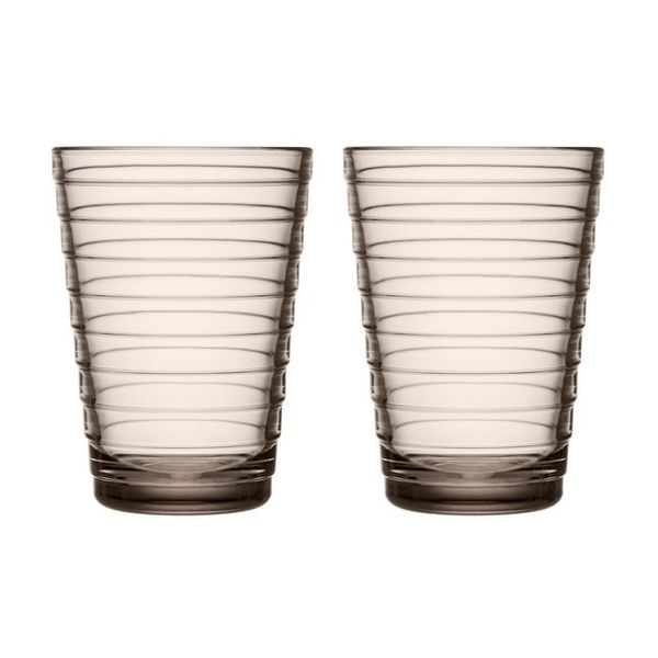 Iittala Aino Aalto Glas 33cl 2 stuks linnen