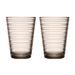 Iittala Aino Aalto Glas 33cl 2 stuks linnen