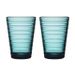 Iittala Aino Aalto Glas 33cl 2 stuks zeeblauw