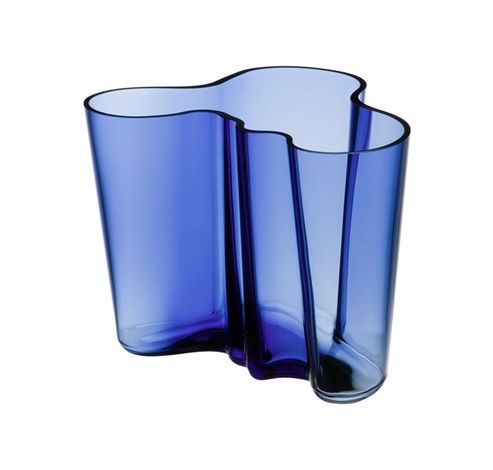 Alvar Aalto Collection Vaas 160mm ultramarijn blauw  Iittala