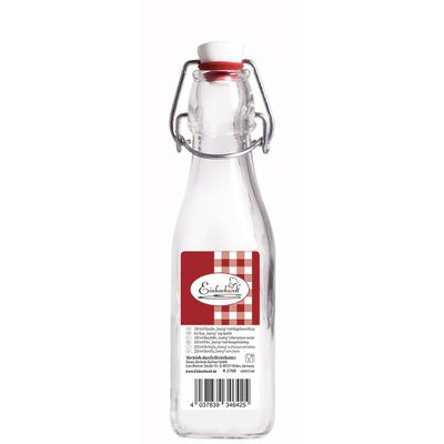 Glazen Fles met Beugelklem 25cl  Weck