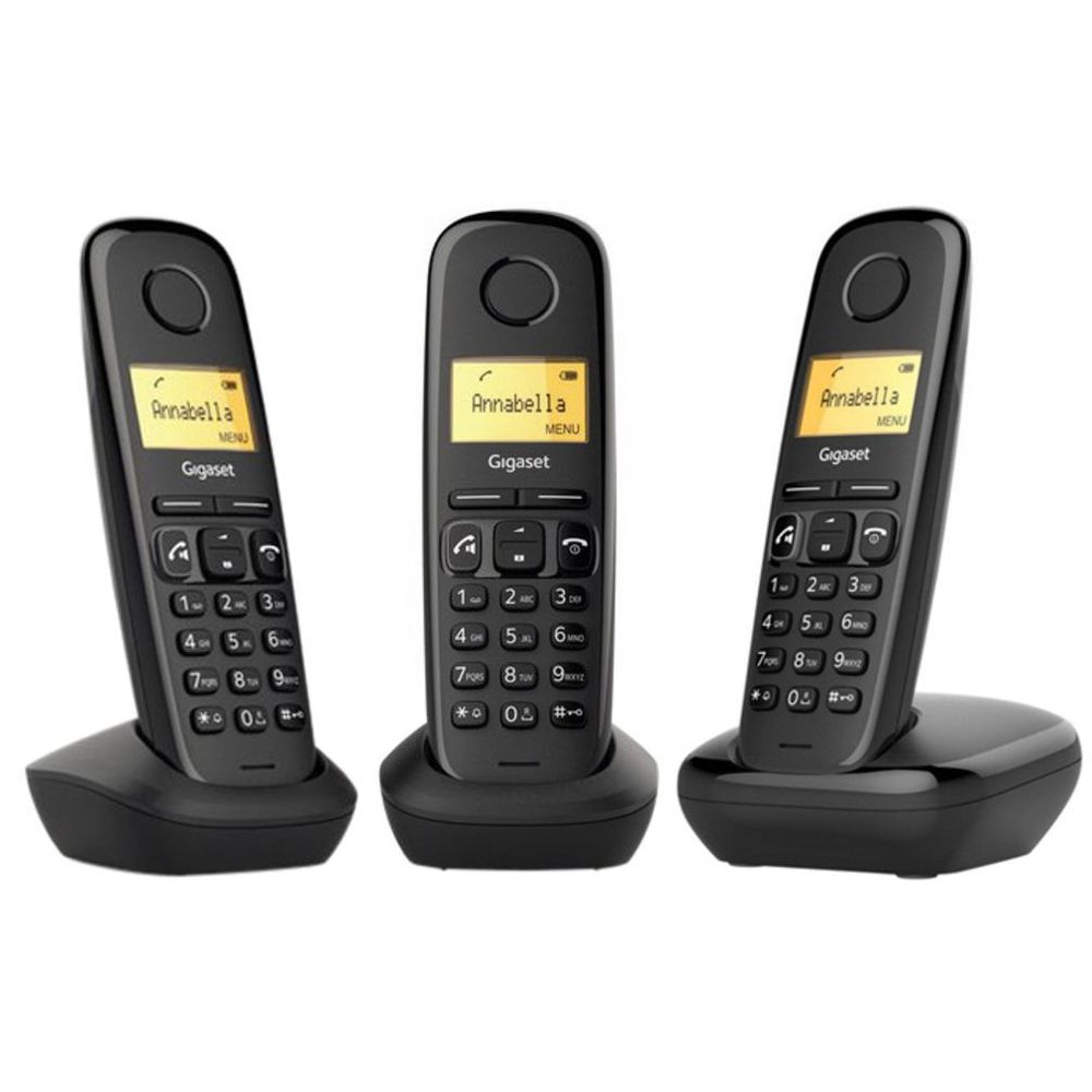 Gigaset Draagbare telefoon (DECT) A270 Trio Zwart