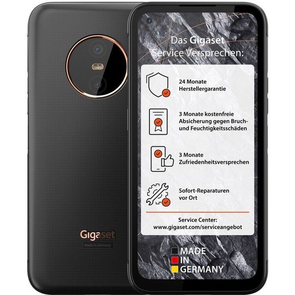 Gigaset GX6 5G Outdoor smartphone titanium zwart