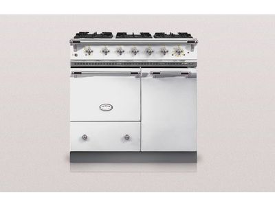 Beaune Classic 6 branders Wit/Nikkel