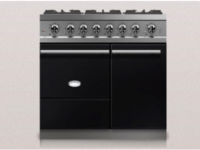 Beaune Modern 6 inductiezones Zwart/Chroom