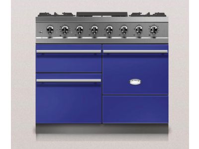 Chagny Modern 5 vitrokeramische zones Blauw/Chroom