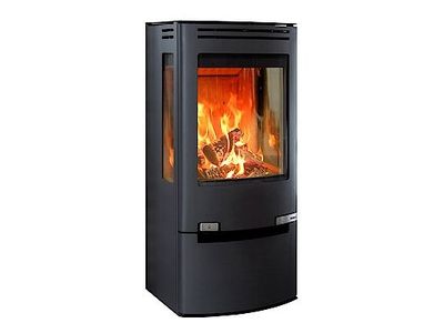 Aduro 7.2 acier noir avec tiroir à bois