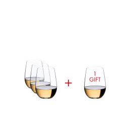 Riedel O Wine Tumbler Wijnglas Riesling 3+1 gratis