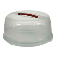 Chef@home Box A Tarte Rond Blanc D27,5cm Avec Cloche 