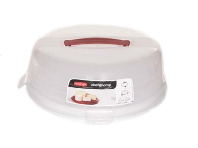 Chef@home Taartdoos Laag Sneeuwwit 35x35xh13