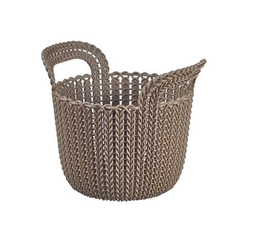 Knit Manne Xs Ro 3l Harvest Brown 23x19x19cm  Curver