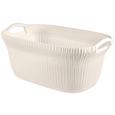 Knit Wasmand 40l Oasis White 60x39xh27cm  Curver