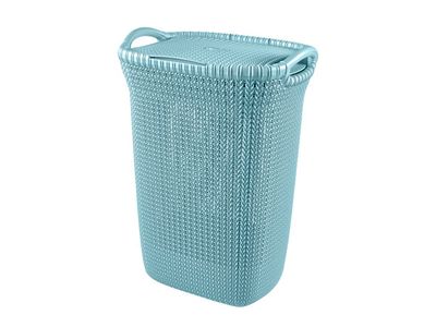 Knit Wasbox 57l Misty Blue 43x34xh61cm