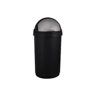 Poubelle Roll Bullit 50l Noir Argent  