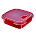 Curver Smart Microwave Multi-use Vk 0.6l Rood 16x16x5cm