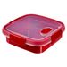 Curver Smart Microwave Multi-use Vk 0.6l Rood 16x16x5cm