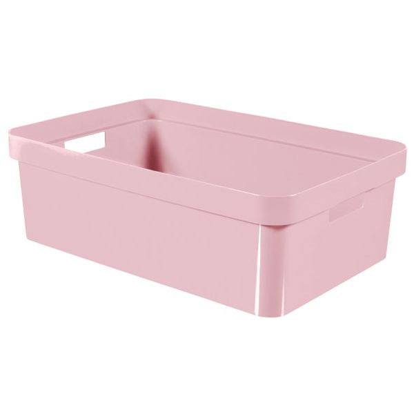 Curver Infinity Box 30l Chalk Pink 55x37xh18cm 