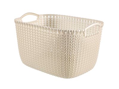 Knit Mand L Rh 19l Oasis White 40x30x24cm