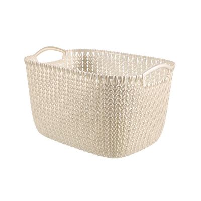 Knit Manne L Re 19l Oasis White 40x30x24cm  Curver