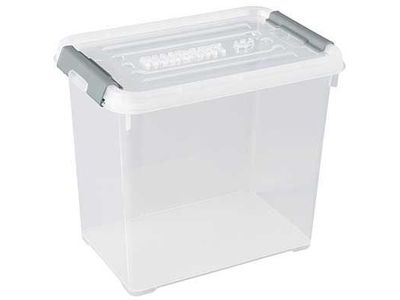 Handy Plus Box 9l 29.4x19.4x25.4cm Trans Parant