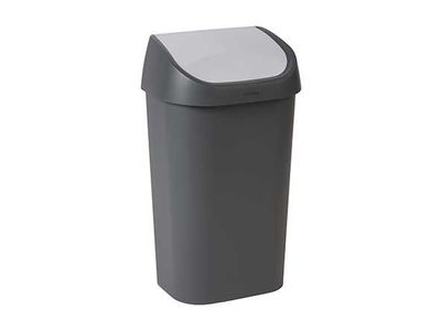 Mistral Poubelle Couvercle Swing 50l Ant Hracite-gris 38.8x30.3x69cm