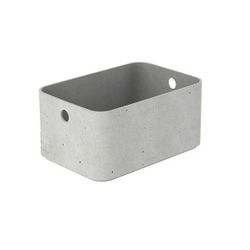 Beton Opbergbox S 6l Rechthoek Kunststof 24x17x12cm 