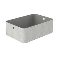 Beton Opbergbox M 11l Rechthoek Kunststof 34x24xh12cm 