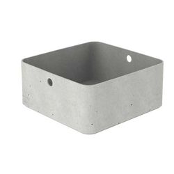 Beton Opbergbox L 8.5l Vierkant Kunststof 28x28x12cm 