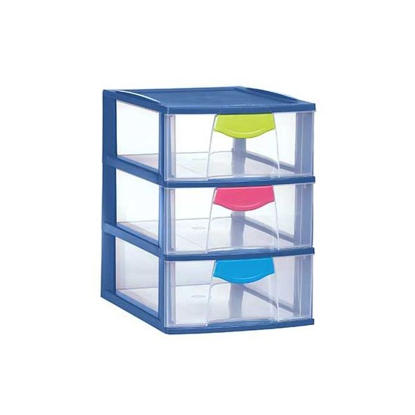 Magic Case Ladesysteem 3x3l Blauw 25.5x19x27cm 