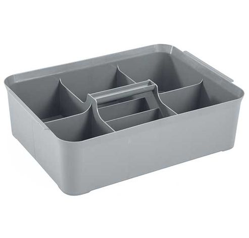 Handy Plus Tray Large Gris 36.6x26.3 X10.4cm Pour Box 12-15-20l  Curver