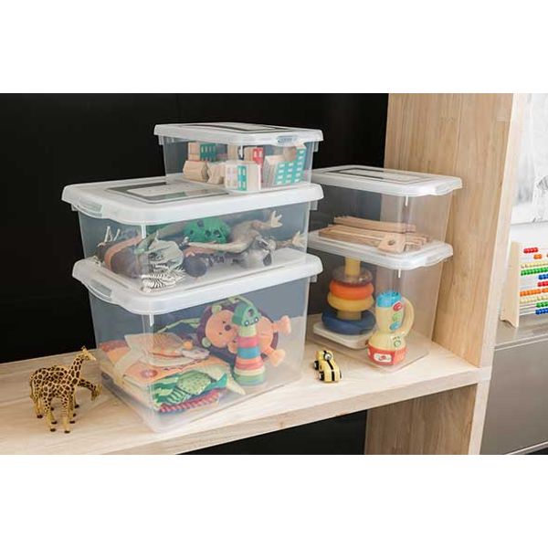 Handy Box Set3x20l 39.5x28.5x37.6cm Tra Nsparant 