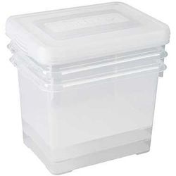 Curver Handy Box Set3x20l 39.5x28.5x37.6cm Tra Nsparant 