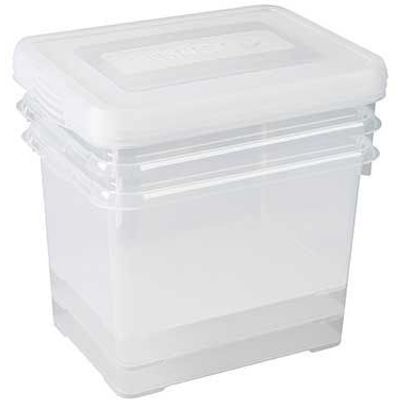 Handy Box Set3x20l 39.5x28.5x37.6cm Tra Nsparant  Curver