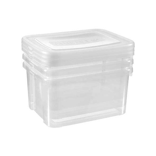 Handy Box Set3x25l 44.x34.5x35cm Transp Arant 