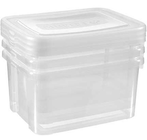 Handy Box Set3x25l 44.x34.5x35cm Transp Arant  Curver