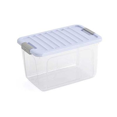 W-box Opbergbox S Blauw Deksel 37,5x25xh23cm  Curver